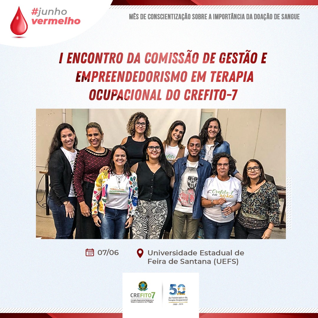 I Encontro da Comissão de Gestão e Empreendedorismo em Terapia Ocupacional do CREFITO-7