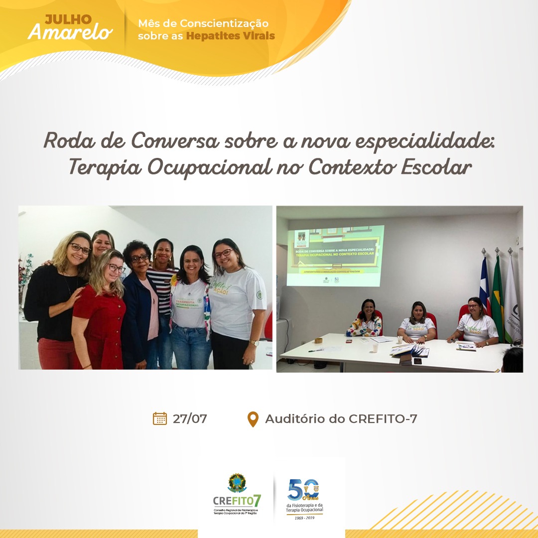 CREFITO-7 promove roda de conversa sobre a Resolução COFFITO nº 500/2018