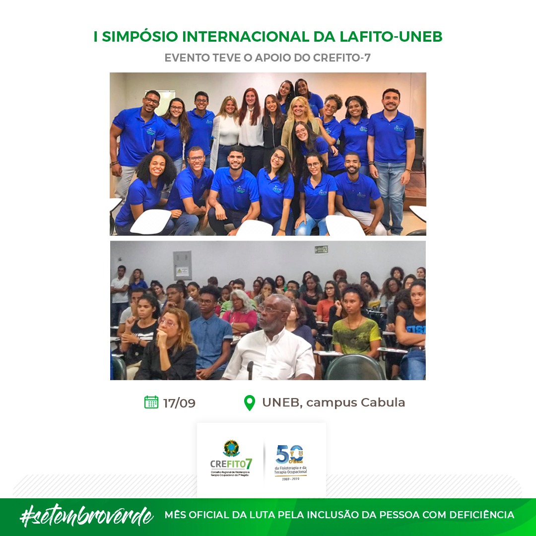 I Simpósio Internacional da Liga Acadêmica de Fisioterapia Traumato-Ortopédica da Universidade do Estado da Bahia (LAFITO-UNEB)