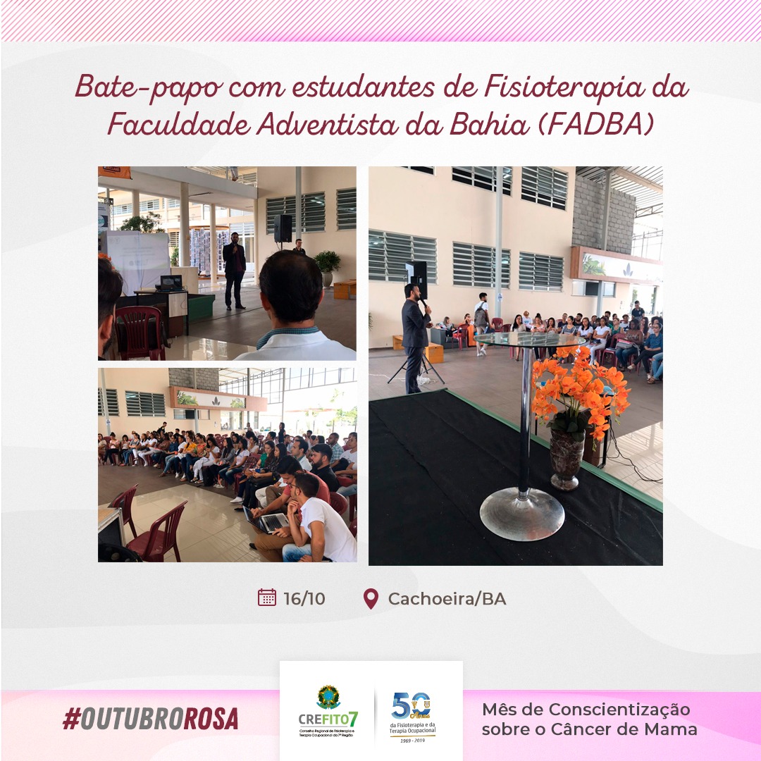 Bate-papo com estudantes da Faculdade Adventista da Bahia (FADBA)