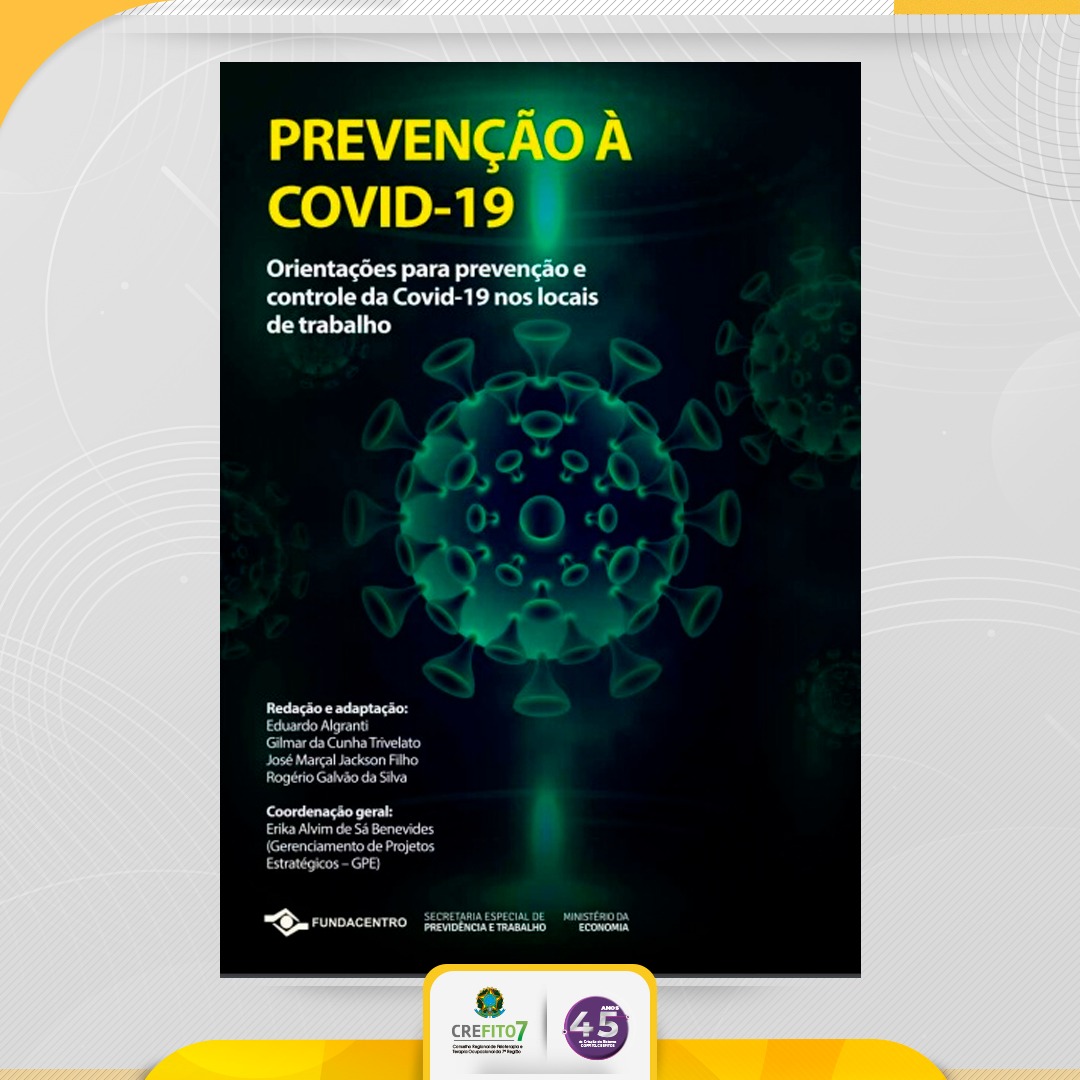 FUNDACENTRO lança cartilha com orientações para prevenção e controle da COVID-19 nos locais de trabalho
