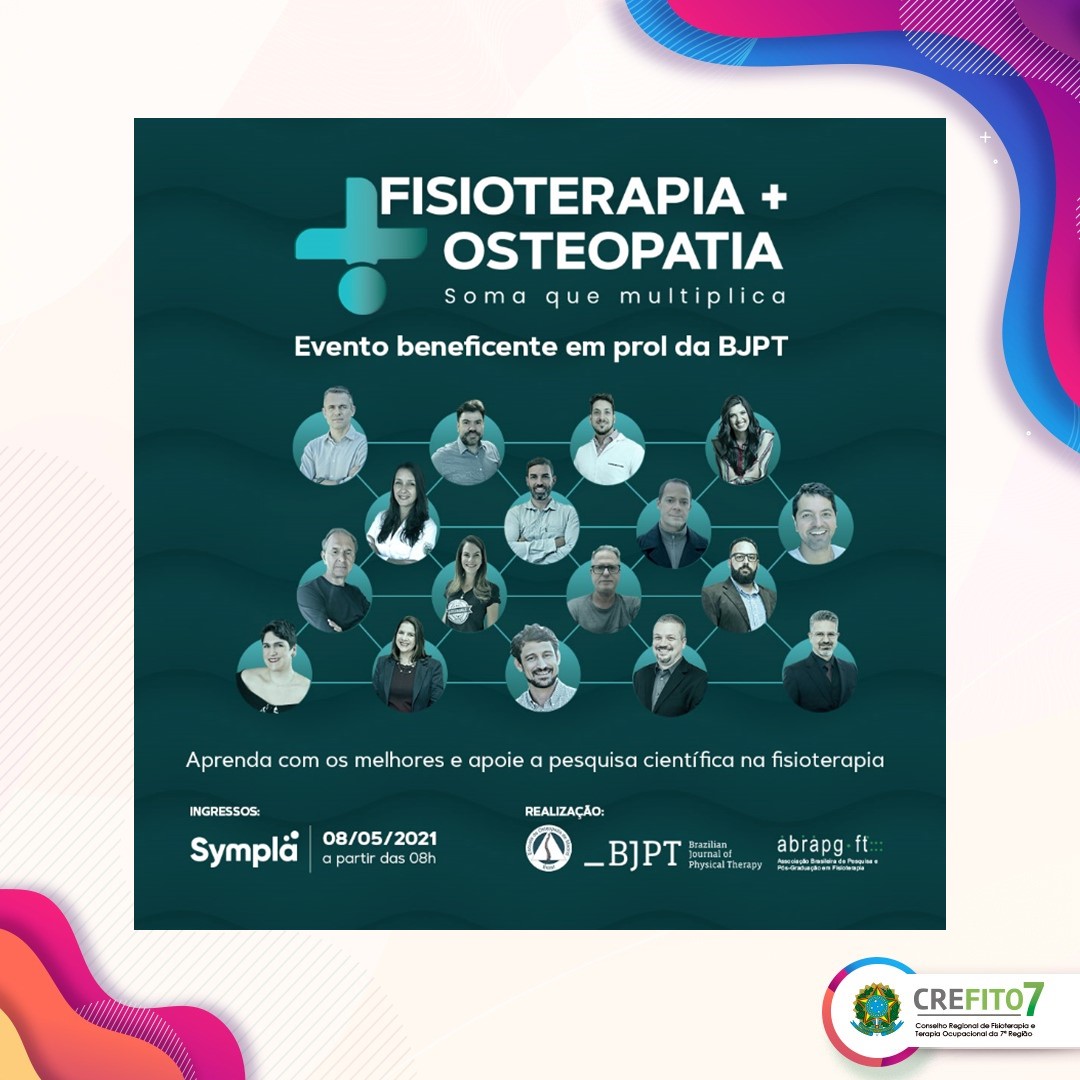 Read more about the article Evento beneficente “Fisioterapia + Osteopatia – Soma que Multiplica”