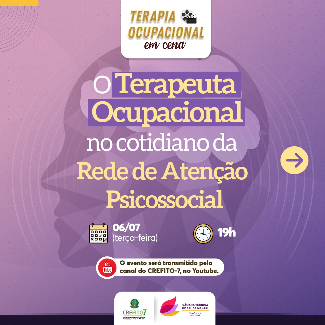 Read more about the article Live: O Terapeuta Ocupacional no cotidiano da Rede de Atenção Psicossocial