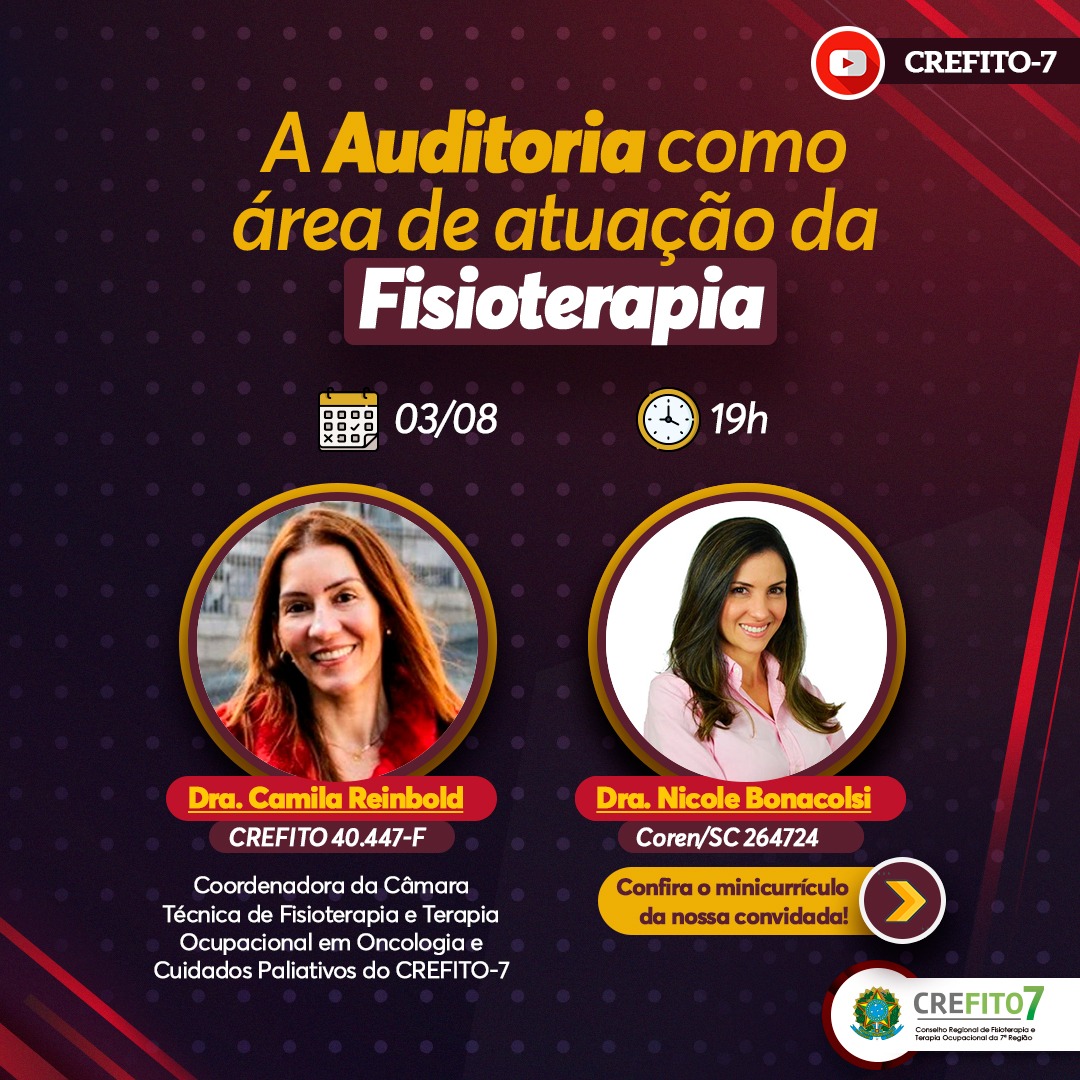 Read more about the article Live: A Auditoria como área de atuação da Fisioterapia