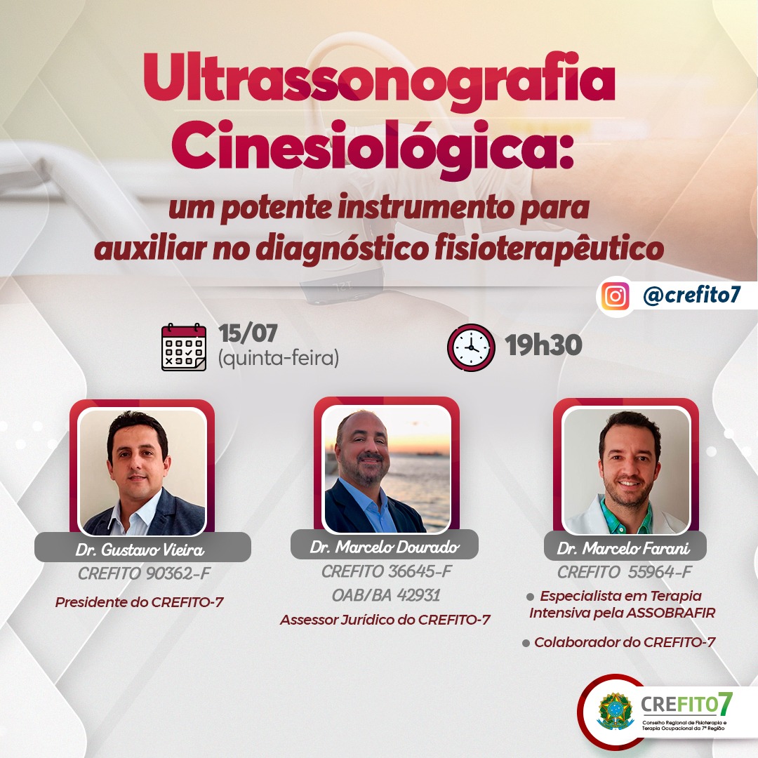 Live: Ultranossonografia Cinesiológica - um potente instrumento para auxiliar no diagnóstico fisioterapêutico
