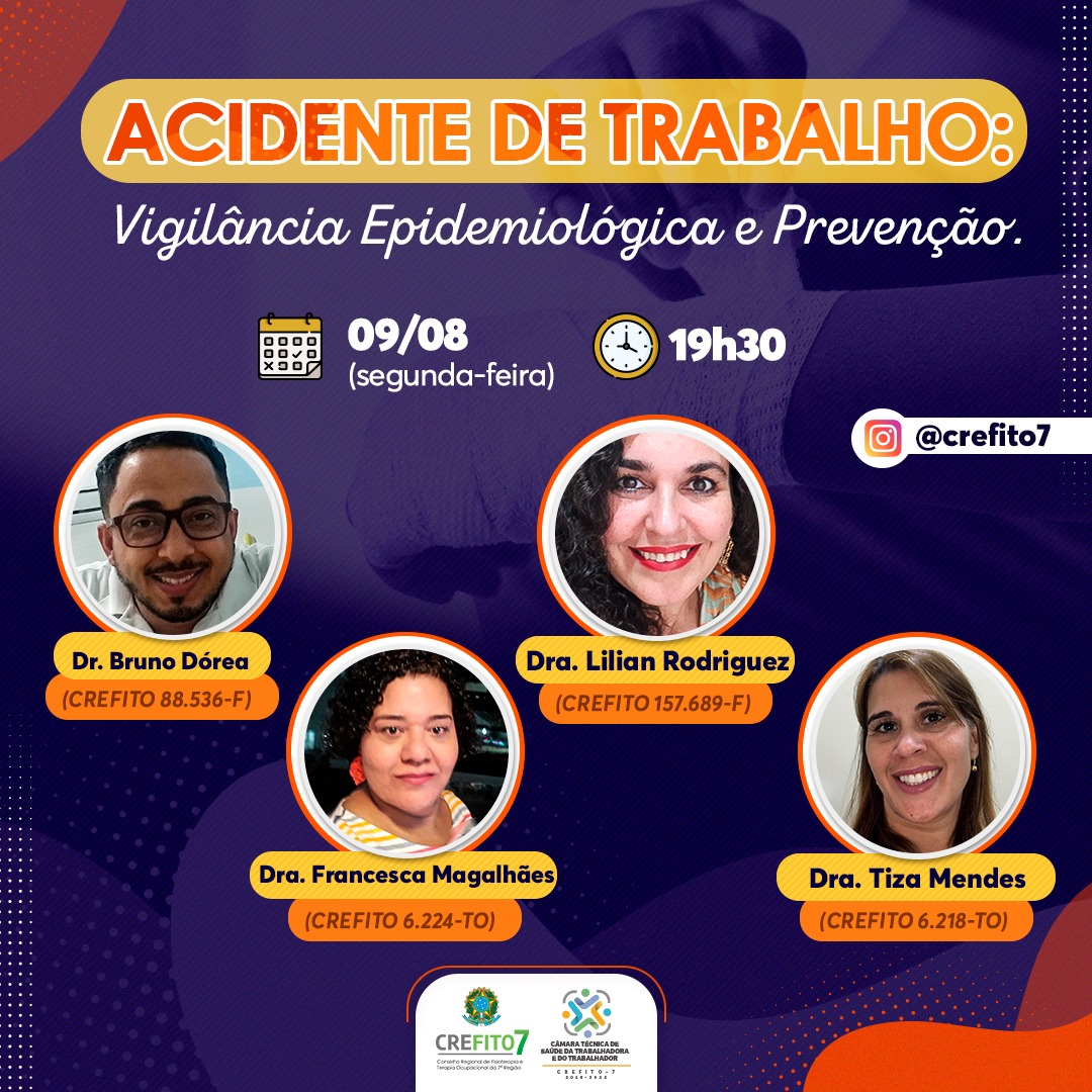 Read more about the article Live | Acidente de Trabalho: Vigilância Epidemiológica e Prevenção