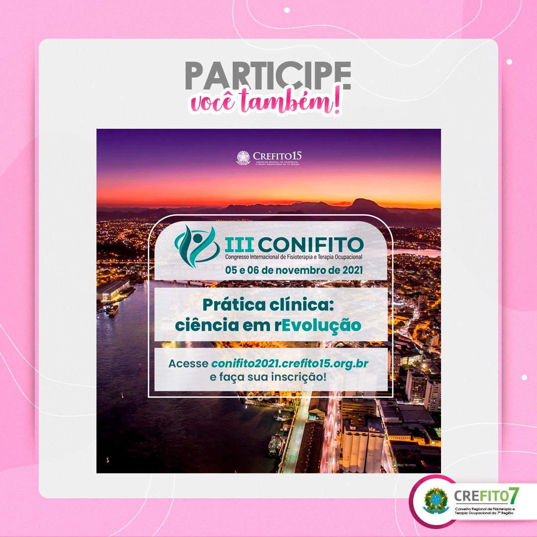 Read more about the article III CONIFITO – Congresso Internacional de Fisioterapia e Terapia Ocupacional