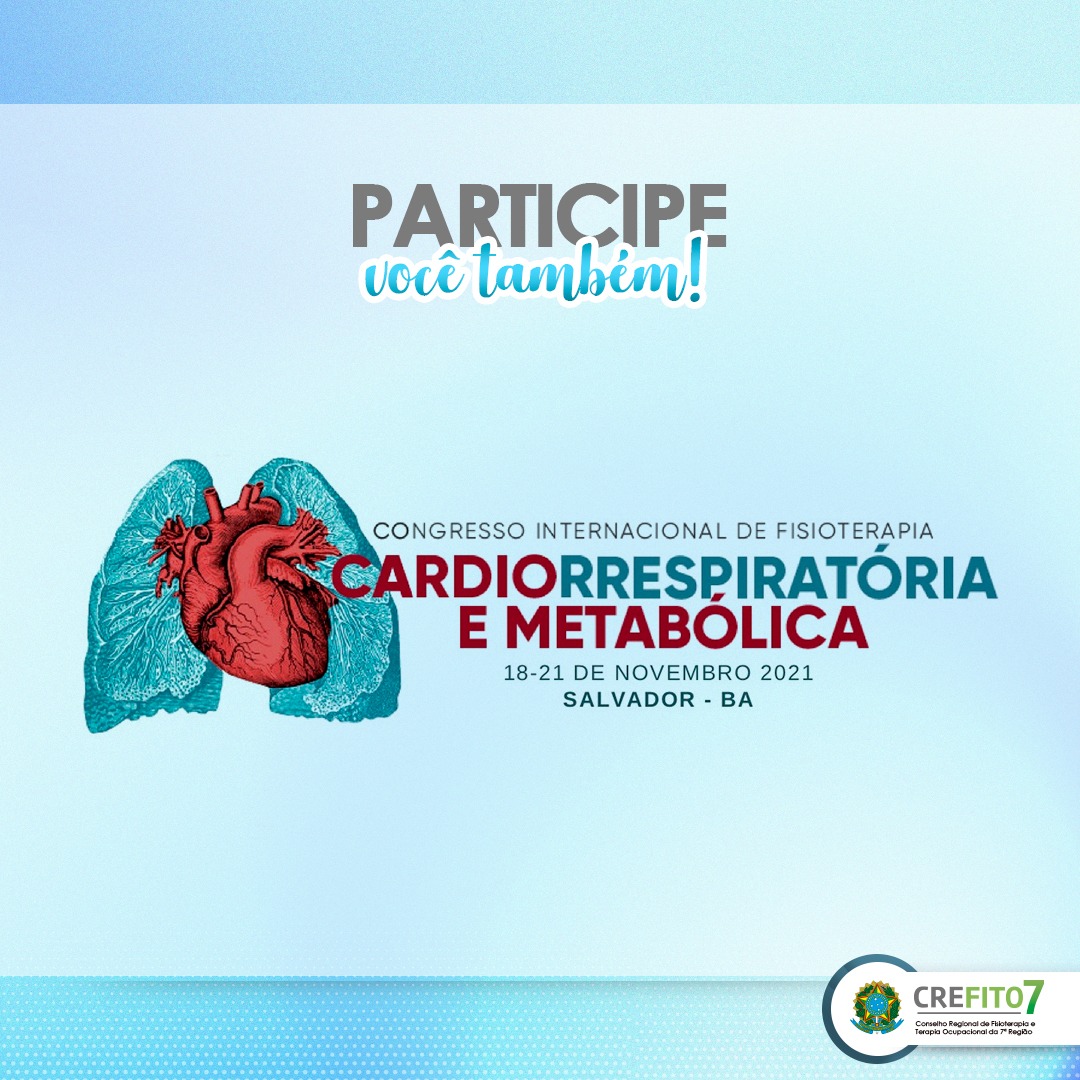 Read more about the article I Congresso Internacional de Fisioterapia Cardiorrespiratória e Metabólica
