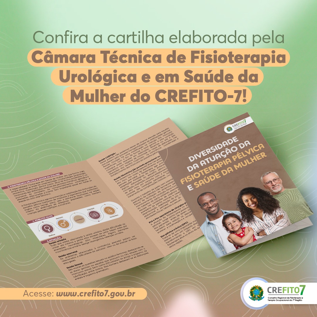 Read more about the article Cartilha: Diversidade da atuação da Fisioterapia Pélvica e da Saúde da Mulher