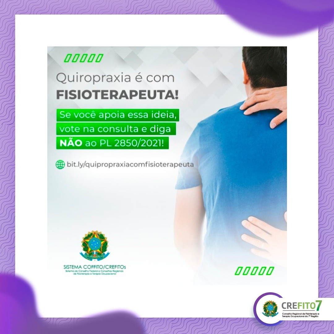 Read more about the article Quiropraxia é com fisioterapeuta!