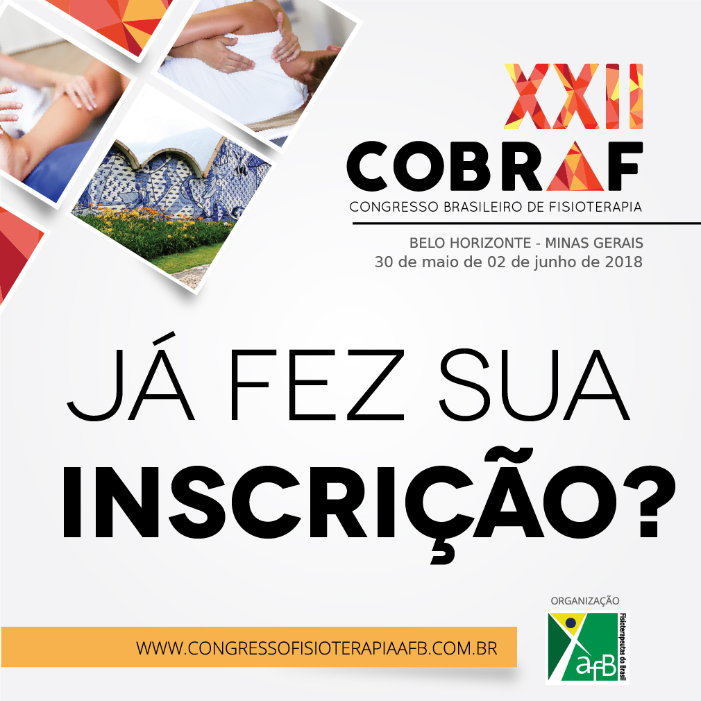 XXII COBRAF – Congresso Brasileiro de Fisioterapia