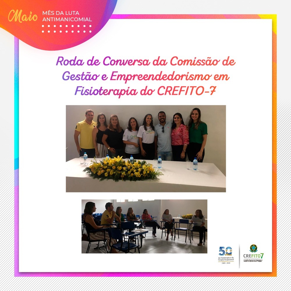 Roda de Conversa da Comissão de Gestão e Empreendedorismo em Fisioterapia do CREFITO-7