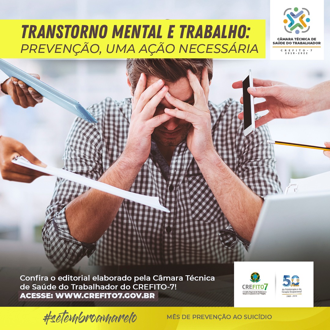 Setembro Amarelo – Confira o editorial da Câmara Técnica de Saúde do ...