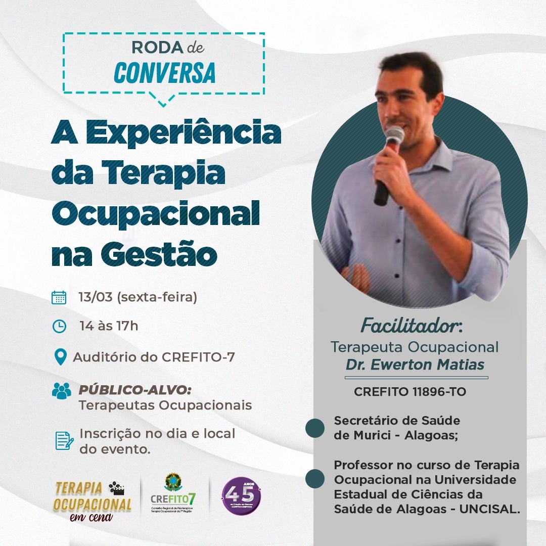 Read more about the article Roda de Conversa: A Experiência da Terapia Ocupacional na Gestão