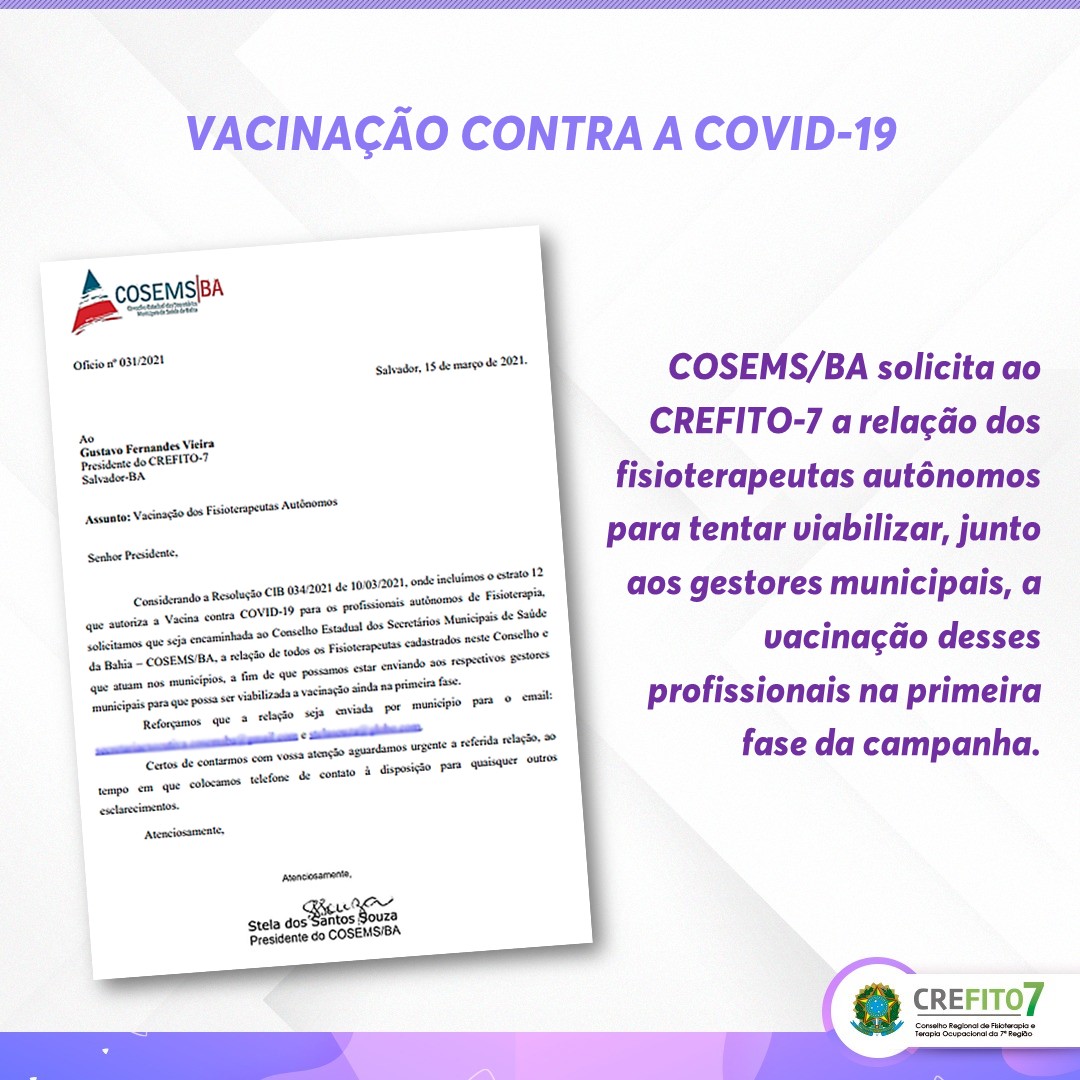 CREFITO-7 participa do V Plenária Extraordinária do FETSUAS-BA – Conselho  Regional de Fisioterapia e Terapia Ocupacional