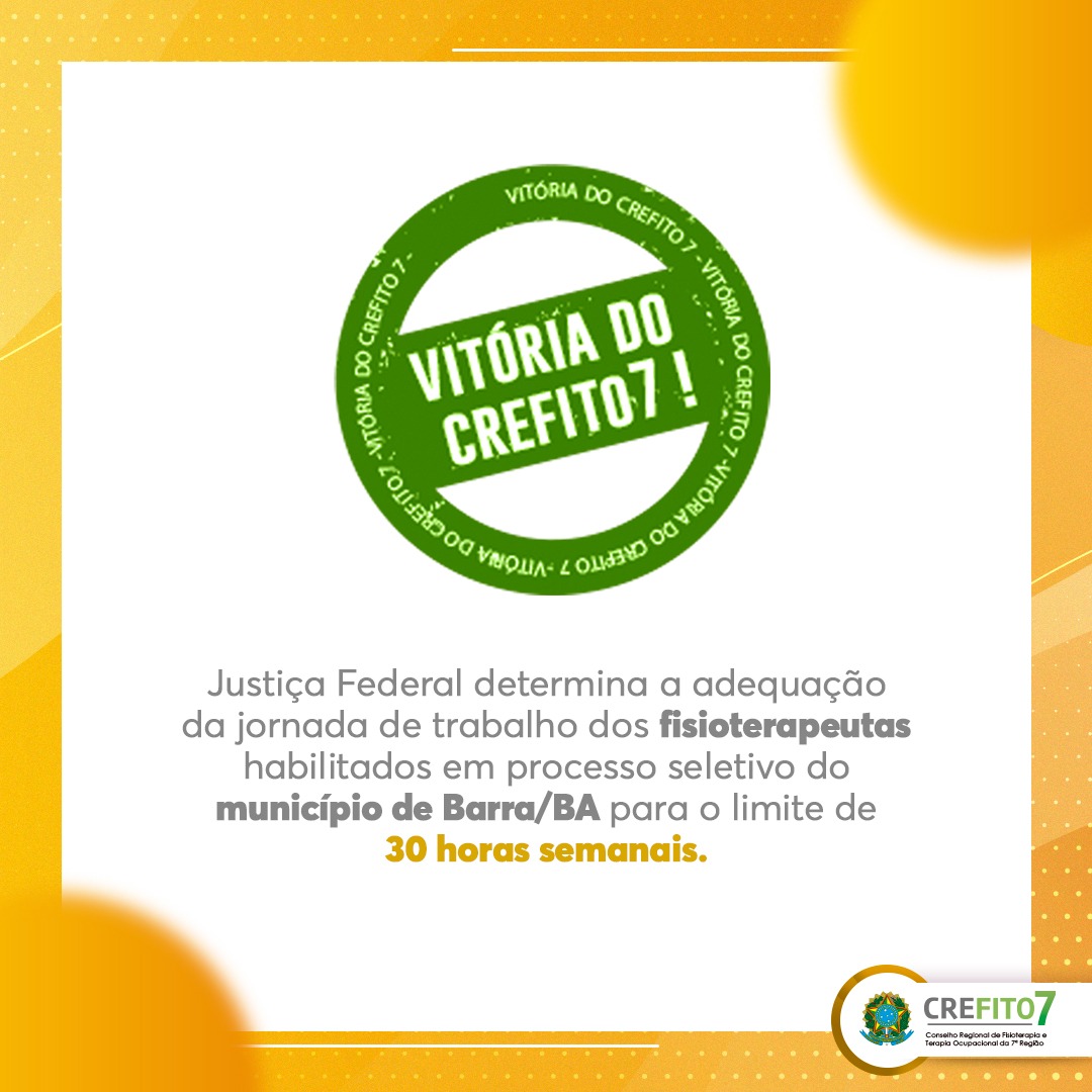 Read more about the article Vitória do CREFITO-7!