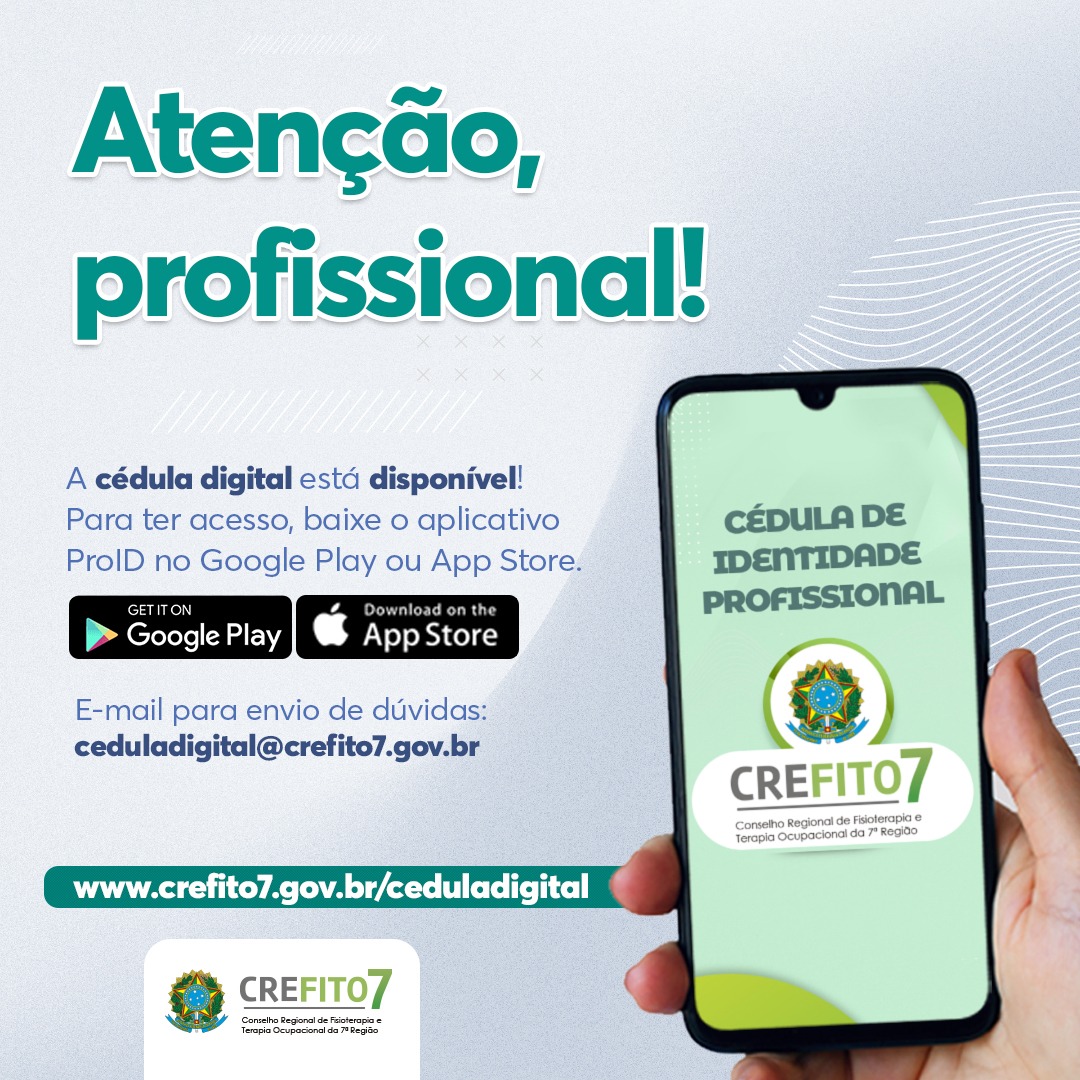 A cédula digital está disponível!