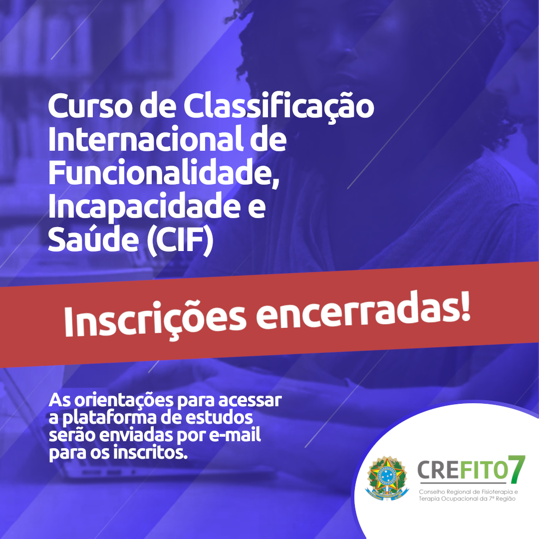 CURSO DE CIF - INSCRIÇÕES ENCERRADAS!